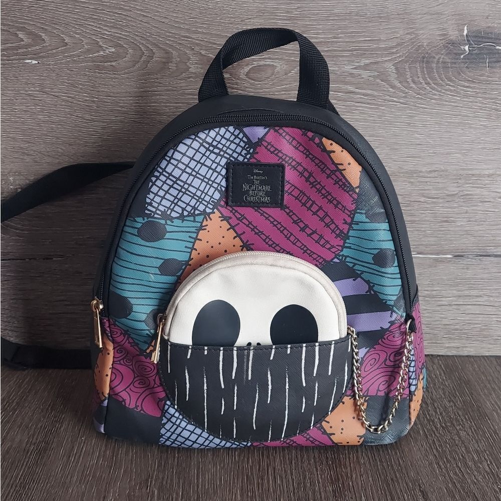 Disney The Nightmare Before Christmas Women's Graphic Mini Backpack, Multi-Color